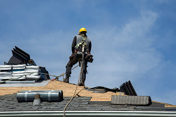 Professional Roof Repair technician working in Moscow, TN
